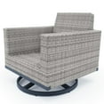 thumbnail image 3 of RST Brands Milo Gray 5 Piece Aluminum Outdoor Motion Club Set - Spa Blue, 3 of 11