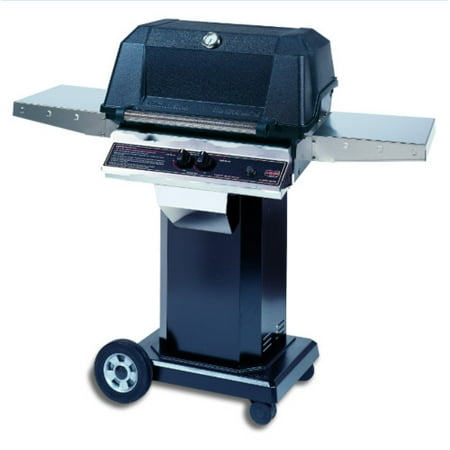Modern Home Products Heritage 1-Burner Natural Gas Grill with Side Shelves