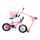 thumbnail image 2 of Mini modelo de bicicleta de juguete, mini modelo de bicicleta clásica para casa de muñecas, niños y adultos. rosa, 2 of 9