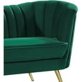 thumbnail image 5 of Meridian Furniture Margo Green Velvet Loveseat, 5 of 6