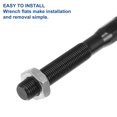 thumbnail image 5 of Unique Bargains 2 Pcs Front Inner Tie Rods Fit for Infiniti G35 2003-2007 for Nissan 350z 2003-2009 Black, 5 of 7