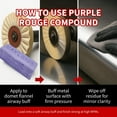 thumbnail image 2 of Products Premium Metal Polishing Compound Bars for High Speed Polishing On a Right Angle Grinder or Table Top Buffer (Purple), 2 of 6