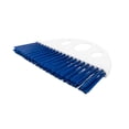 thumbnail image 4 of Open Box Camco Dust Pan with Whisk Broom-Whisk Broom Snaps into Dust Pan After Use|Hanger Hole for Convenient Storage|Excellent for Traveling,RVs,Campers Campsites,Dorm Rooms&More-(43945),Blue,1 Size, 4 of 5