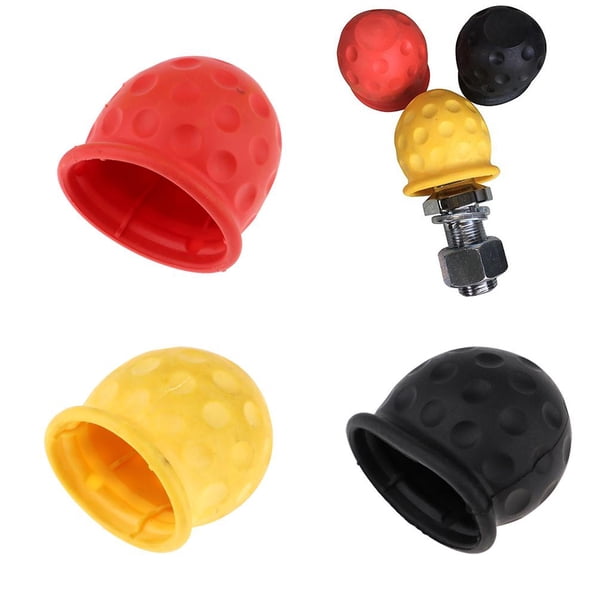 3 Unids Tow Ball and cap Remolque Carro Remolque Towball Empuje En De Remolque Cubierta Para Adaptarse A Todo 60x70mm A Yotijar Tapas universales para bola de remolque