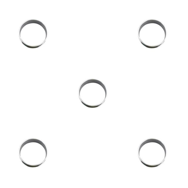Naiovety Molde de anillos para pasteles, de primera calidad, práctico, fácil de usar, anillos de repostería, herramientas para hornear para Type2 NO2