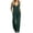 Green, variant on Tqcoqu Women's Loose Wide Leg Jumpsuit with Side Pockets,V Neck Sleeveless Solid Stretchy Casual One Piece Romper