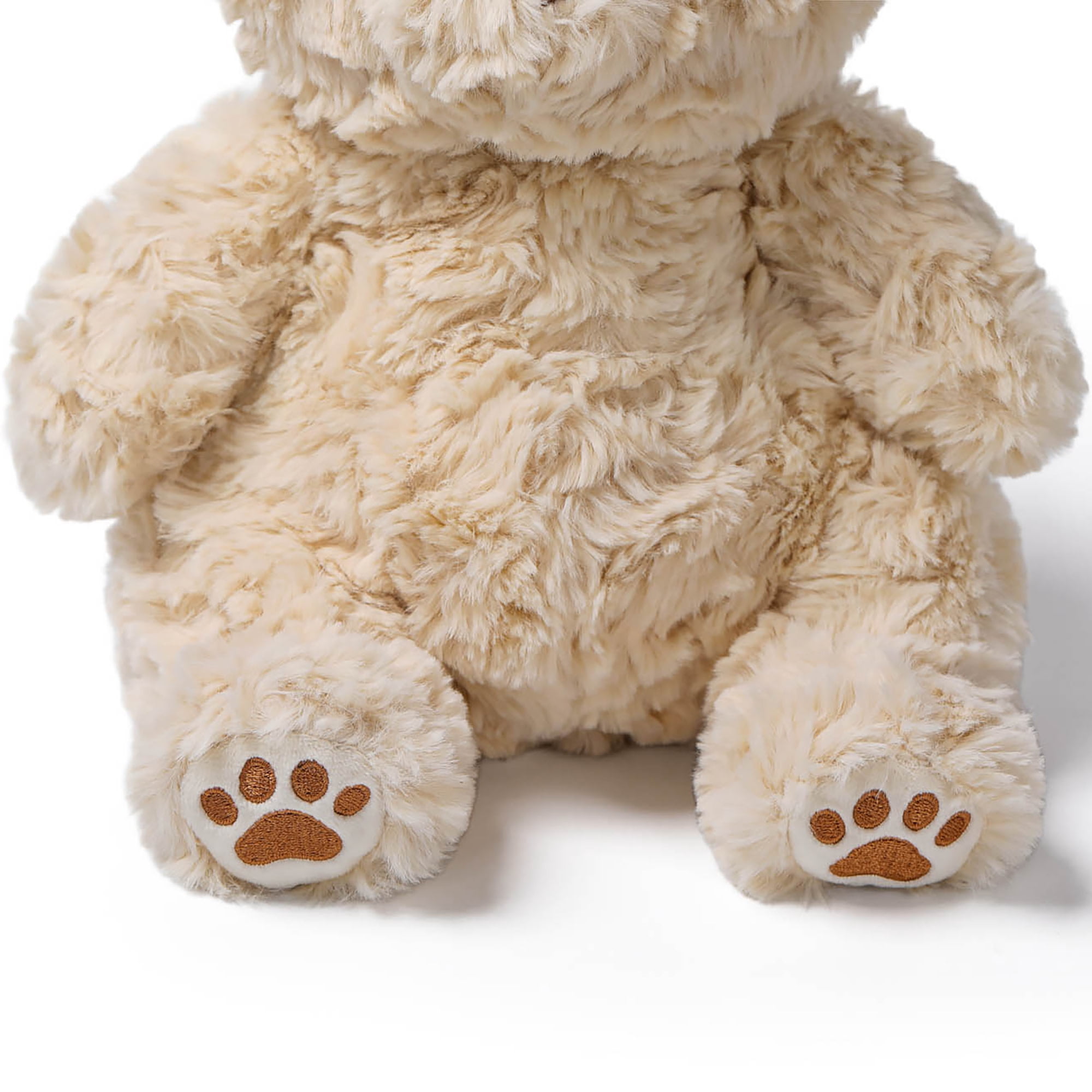 McHugs: Forest Series - Raffles Bear - 9.8" Light Brown Stuffed Animal Plush, Soft Weighted Cuddle Toy, Cozy Comfort Play Companion, Baby-Toddler-Kids