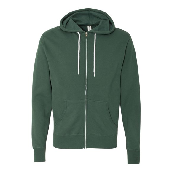 Independent Trading Co. Sweat à Capuche Léger Unisexe à Fermeture Éclair Complète, S