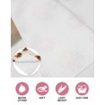 thumbnail image 6 of Cute Ladybugs Kitchen Dish Towels for Drying Dishes Set of 4, Spring Botanical Leaves Beige Waffle Weave Microfiber Hand Tea Bathroom Towels Quick Dry & Absorbent Towel 12x12, 6 of 7