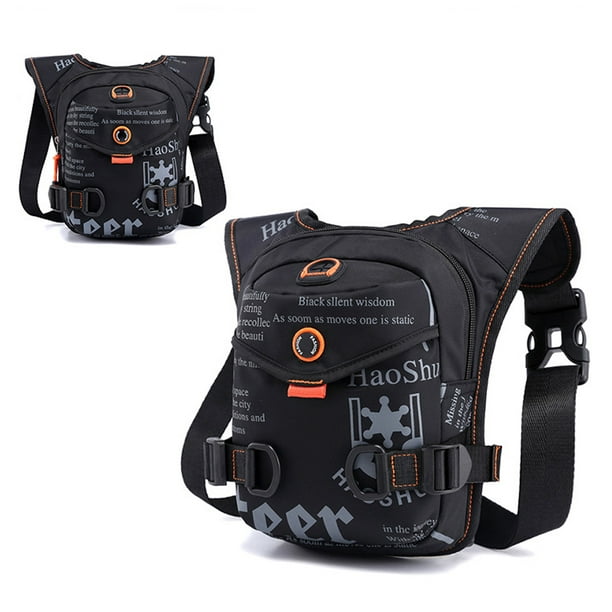 Bicicleta Bolsas de piernas caídas Accesorios Bolsa de hombro para montar en al aire libre (negro) Ndcxsfigh Accesorios para bicicletas