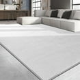 thumbnail image 2 of Arogan Soft Low Pile Rug Modern Area Rugs for Bedroom Living Room,Suitable for Boys Girls Teenagers and Adults with Super Soft Touch , White , 6' x 9', 2 of 9