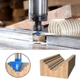 thumbnail image 4 of Clear Bottom Double R1/4 Handle Door Panel Cabinet Flower Milling Cutter Bit, 4 of 7