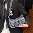 thumbnail image 4 of bravefron Women's Crossbody Clutch Purse, Fashion Color Lightweight Evening Bag, Underarm Shoulder Handbag for Women, 4 of 6