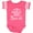Football Pink and White, variant on Inktastic Mimi and Papa Love Me Boys or Girls Baby Bodysuit