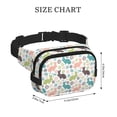 thumbnail image 3 of Balery Easter Rabbit Mochila Cinturón para Mujeres y Hombres, Bolsa de Cintura Impermeable de Doble Capa con Correa, 3 of 8