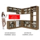 thumbnail image 5 of Cocina Integral de Esquina 459cm Agata Madesa 01 Marrón/Blanco, 5 of 5