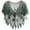 Green, variant on Women's 1920s Sequin Shawl with Drawstring – Vintage Hi-Lo Mesh Cape Wrap for Evening Dress, Gatsby Party, Wedding, Prom
