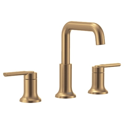 Moen Zyla 84142BZG Bronzed Gold two-handle high arc bathroom faucet