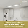 thumbnail image 3 of Lithonia ZL1D 4FT 5000LM LED Strip Light 4000K 80CRI MVOLT White, 3 of 7