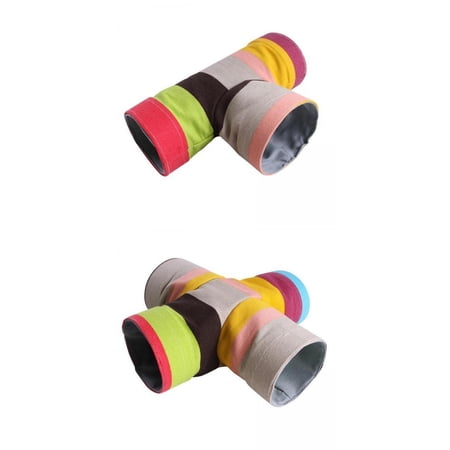 2x Hamster Tunnel Tubes Cage Small Animals Guinea