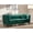 Green, variant on GDF Studio 80.7" Chesterfield Tufted Sofa with Square Arms, Crushed Velvet Upholstery, Deep Blue