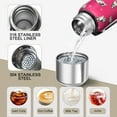 thumbnail image 3 of 20 Oz Boston Terrier on Red Background Coffee Tumbler Double Wall Insulated Stainless Steel Water Bottle | Metal Reusable Thermoses Flask with Cup Cap | Leak & Sweat Proof with Anti-Dust Lid, 3 of 7