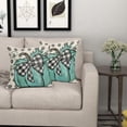 thumbnail image 4 of Fall Polka Dot Pumpkin Pillow Covers 18X18 Inch Autumn Harvest Thanksgiving Pillow Cases Green Seasonal Square Throw Pillows Set of 2 Farmhouse Home Decor for Sofa Couch Bedroom Porch Outdoor, 4 of 4
