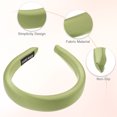 thumbnail image 4 of Fabric Wide Headbands Simplicity Design Classic Style 1.18inch Light Green for Women Girl, 4 of 7