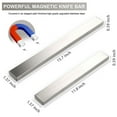 thumbnail image 3 of Deago 12 Inch Stainless Steel Magnetic Knife Bar with Multipurpose Use as Knife Holder, Knife Rack, Knife Strip, Kitchen Utensil Holder, Tool Holder, Home Organizer, 3 of 9