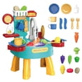 thumbnail image 1 of HUASHENG Children's Toys Play Kitchen | Running Water Cutlery Washbasin Toys Dishwasher Multi Function Play Kitchen Toys Children's Birthday Toy Accessories, 1 of 5