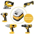 thumbnail image 2 of OUSITAID Lithium Battery Adapter Compatible with G Series BL 1815G/BL 1813G Plastic Battery Convertor Adapter 18V Portable Power Battery Adapter Tool for Battery, 2 of 8
