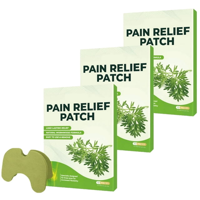 JUNWELL 30pcs Wellness Knee Patch Knee Plaster Knee 10 Pieces In 1 Box Patch Joints Lumbar Spine Spine Knee Leg Tendon Health Care Patch for Knee Back Neck Shoulder