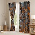 thumbnail image 3 of Feelyou Rustic Deer Animal Black Out Curtains, Countryside Curtains Pack of 2 (42x63 Each), 3 of 6