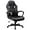 Black, variant on XPOPR Office Chair Desk Chair Leather Gaming Chair Computer Chair Racing Style Ergonomic Adjustable Swivel Task Chair with Lumbar Support and Arms (White)
