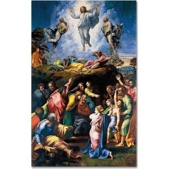 Trademark Fine Art "The Transfiguration 1519-20" Canvas Art by Raphael