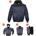 thumbnail image 2 of Portwest UPJ10 Pilot Jacket-Black-XXL, 2 of 2