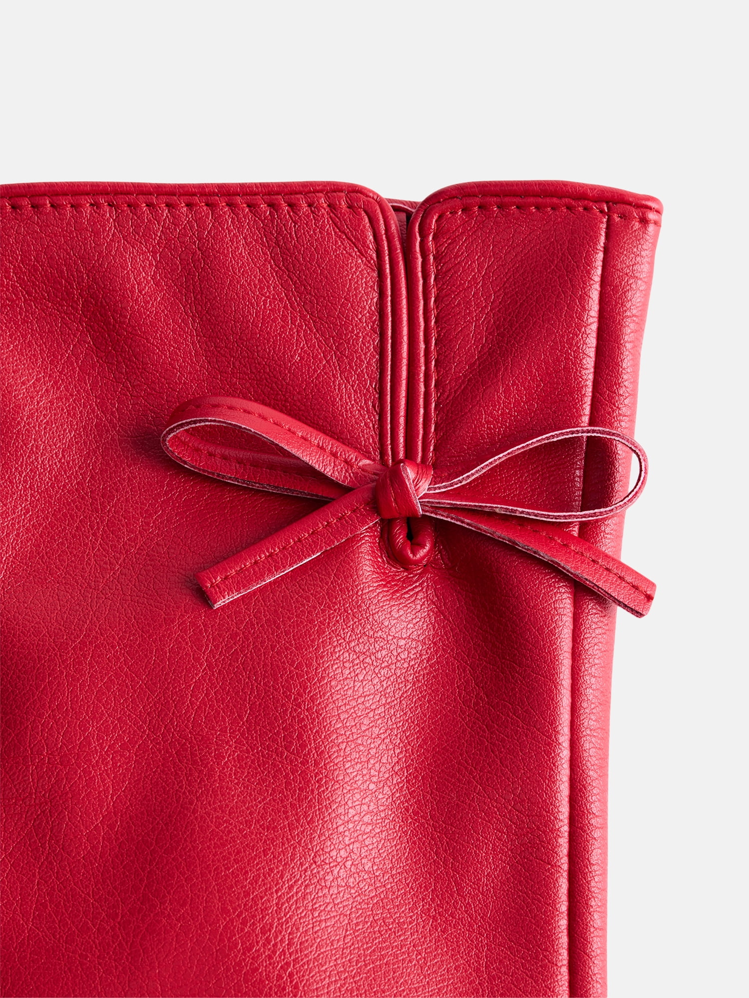 Time and Tru Women's Bow Gloves, Red, Sizes S/M-L/XL