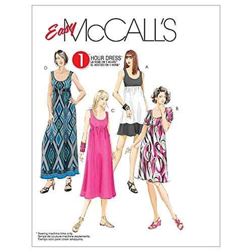 McCall's Patterns M5893 Misses'/Women's Dresses in 4 Lengths, Size B5 (8-10-12-14-16)