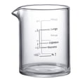 thumbnail image 1 of Clear Glass Espresso Liquid Glass Measuring Cup Glass Heavy Square for Measurement 3.38100ML, 1 of 7
