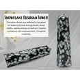 thumbnail image 4 of Snowflake Obsidian Crystal Tower Obelisk Point (2" to 3" INCH), 4 of 5