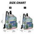 thumbnail image 2 of FORMRS Mini Backpack Purse for Women Travel Daypack Casual Shoulder Bag, Boat Seaside, 2 of 7