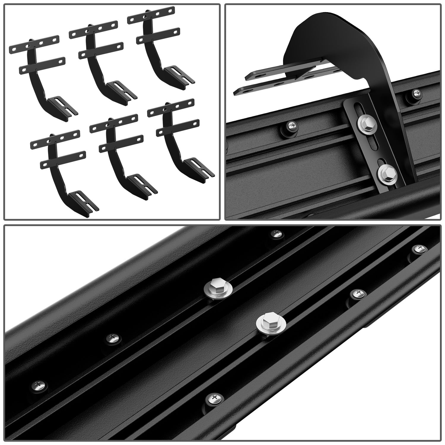 DNA Motoring for 19-24 Ram 1500 Crew Cab 6" Side Step Nerf Bars Running Boards