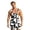 Black, variant on Men's Cow Print Denim Overall Shorts â Fun Summer Beach Suspender Pants Available in Sizes XS to XXXXXL, for Parties and Festivals