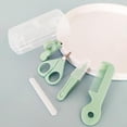 thumbnail image 2 of Kit De Cuidado De La Salud Del Bebé, Juego De Cuidado De Las Uñas, Cortador De Dedos Infantil, Tijeras, Caja De Almacenamiento Para Limpieza, Viaje De Atención Médica Yuarrent BA000640-01, 2 of 6