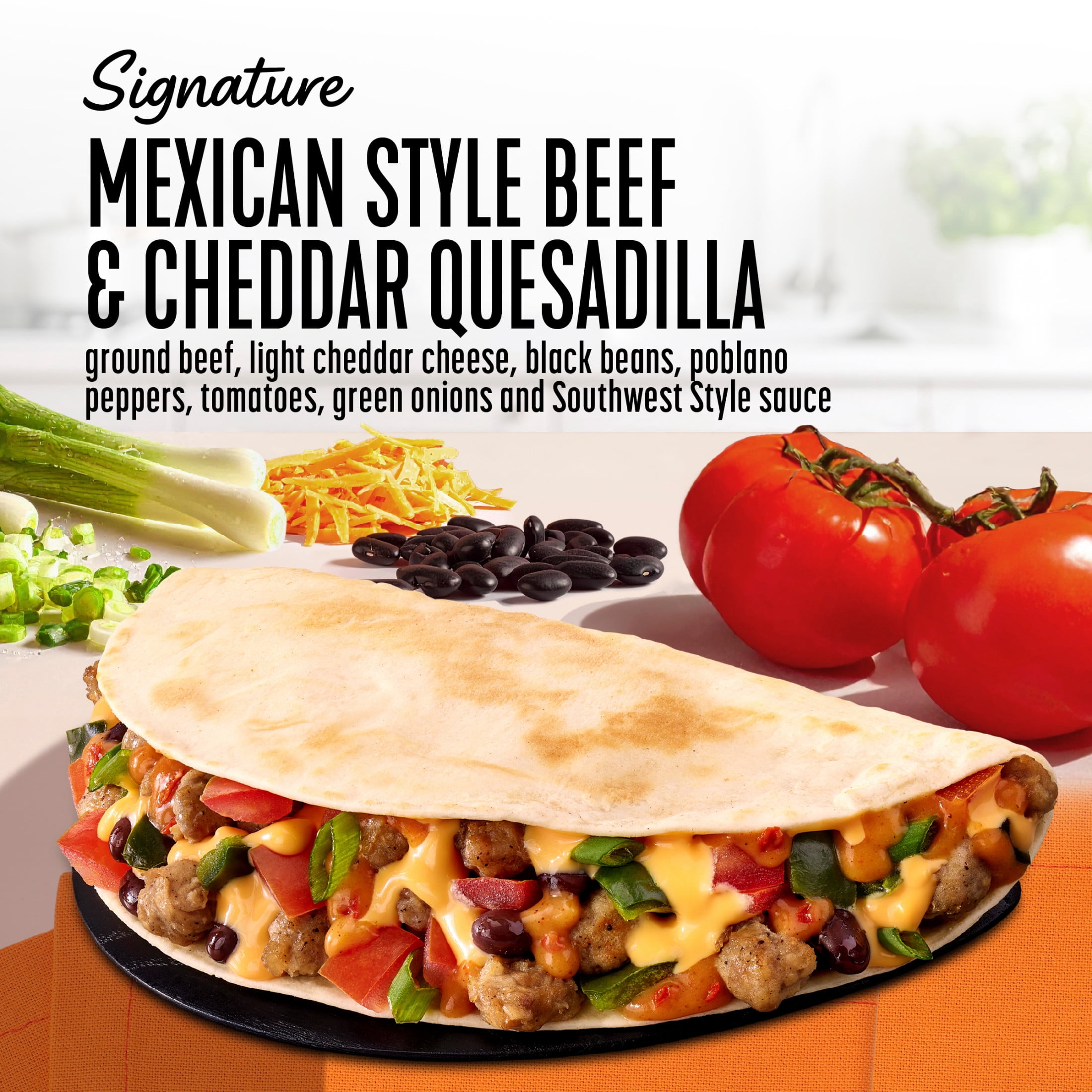 Lean Cuisine Mexican Style Beef & Cheddar Quesadilla, Frozen Lunch, Individual Meals 5 oz