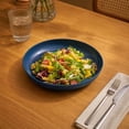 thumbnail image 6 of Dinner Plates with Deep Rim for Serving Salad and Pasta, Microwave and Dishwasher Safe Reusable Plates, 6 of 6