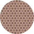 thumbnail image 1 of Ahgly Company Indoor Round Patterned SandyBrown Area Rugs, 8' Round, 1 of 6