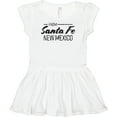 thumbnail image 3 of Inktastic From Santa Fe New Mexico in Black Distressed Text Girls Baby Dress, 3 of 5