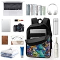 thumbnail image 3 of Monsters University Poster Backpack Casual Daypack School Bag Backpack Satchel Rucksack Shoulder, 3 of 5
