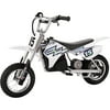 Razor MX400 Dirt Rocket 24V Electric Toy Motocross Motorcycle Dirt Bike, White
